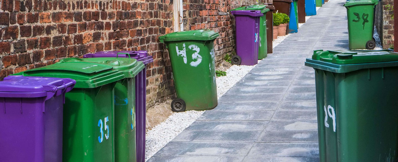 plastic bin trolley