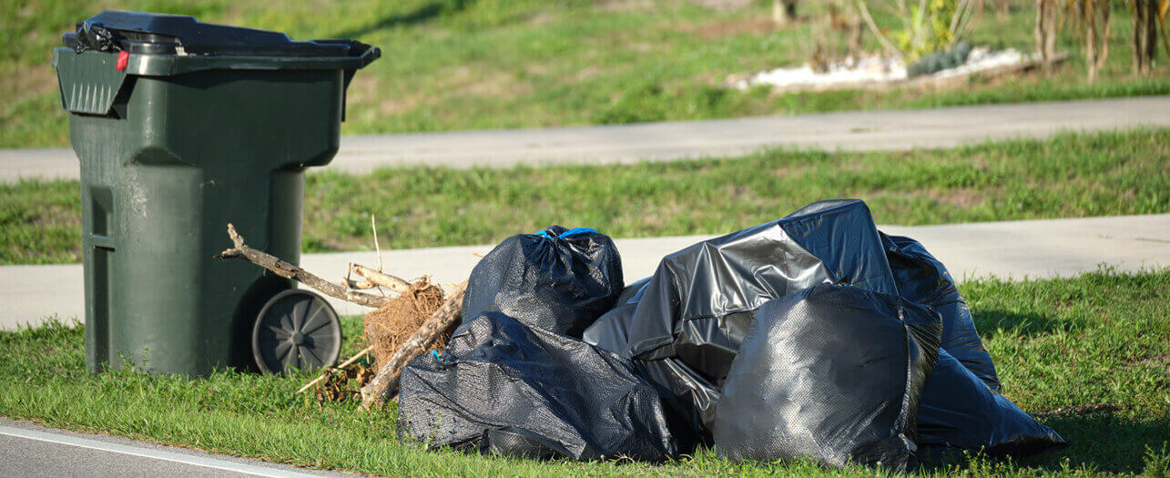 Outdoor plastic bin trolley