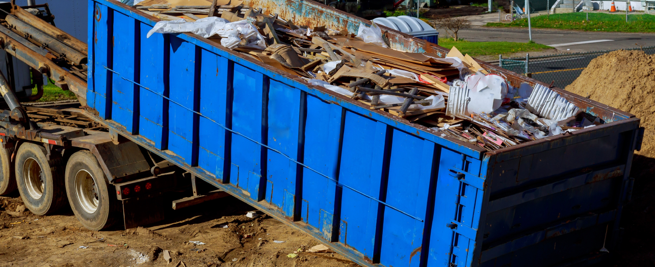 Waste disposal skips for recycling garbage