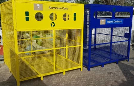 Custom solution for special waste bin