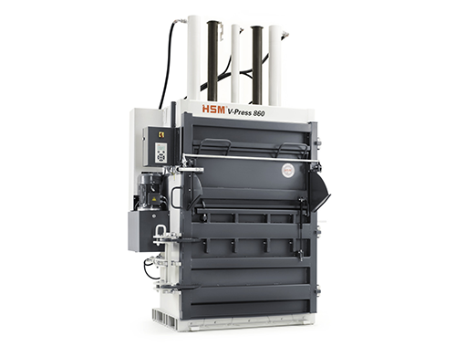 HSM 860 Pet Vertical Bailing Press Recycling Shredder